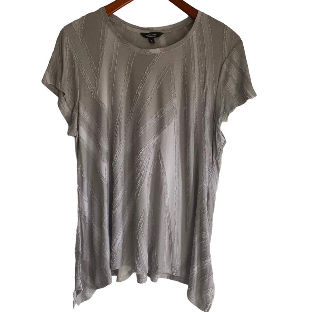 Simply Vera Gray Tunic Swing Shirt